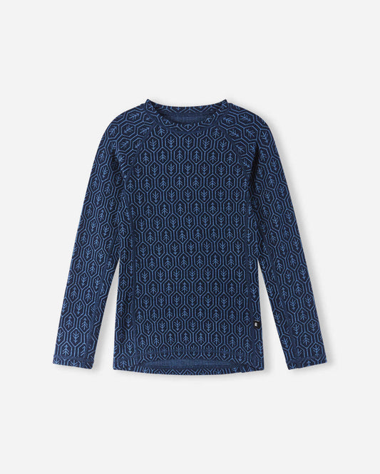 Merino Wool Base Layer Set Taival Navy